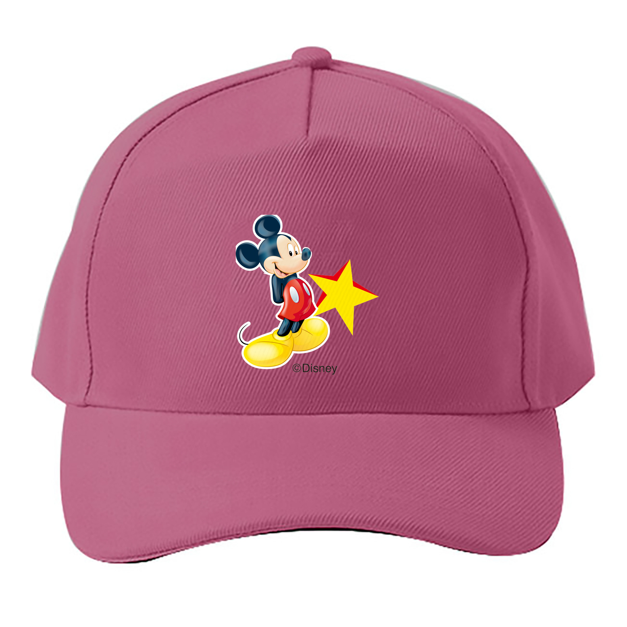 （画像用） ミッキーマウス Mickey Mouse ベースボールキャップ 綿100％ 男女兼用 帽子 スポーツ